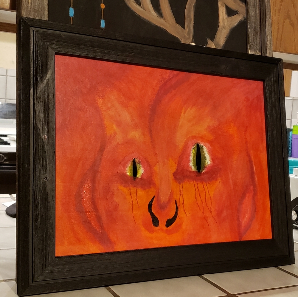 Acrylic painting